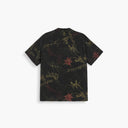 OAS Romantique Rocco κοντομάνικο πουκάμισο σε μαύρη βάση με abstract multicolor print και relaxed εφαρμογή, ιδανικό για statement καλοκαιρινά looks — ανδρικό OAS patterned shirt με χαλαρή γραμμή.