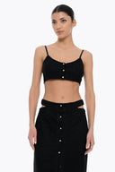 4TAILORS - Oncall Bustier Black