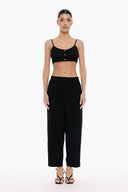 4TAILORS - Oncall Cropped Pants Black