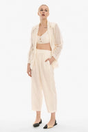 4TAILORS - Oncall Cropped Pants Beige