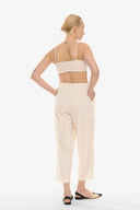 4TAILORS - Oncall Cropped Pants Beige