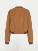 GUESS - Lorenza Melton Bomber Jacket Brown