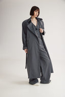 4TAILORS - Sherlock Long Overcoat Grey