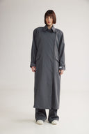 4TAILORS - Sherlock Long Overcoat Grey
