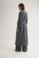 4TAILORS - Sherlock Long Overcoat Grey