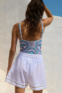 PAOLITA - White Fonda Shorts