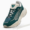 PUMA - RS Surge Hairy Suede Sneakers Green Terrain-Alpine Snow