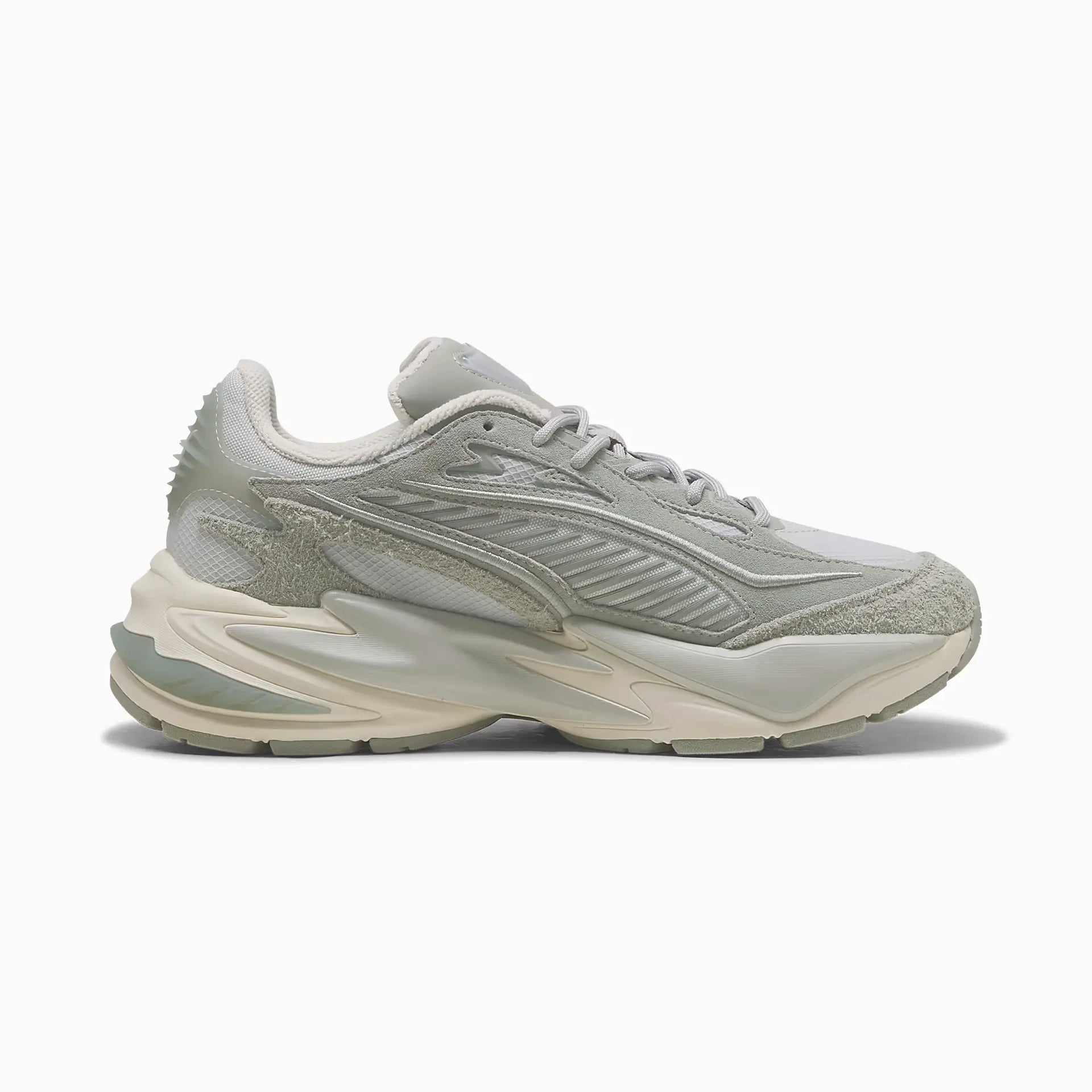 PUMA - RS Surge Hairy Suede Sneakers Cool Light Gray-Vapor Gray