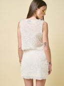 PROJECT SOMA - Fern Skirt Off White