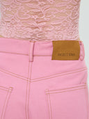 Project Soma pink wide-leg trousers with high-waist fit and clean minimal design, featuring soft structured fabric and relaxed silhouette for modern feminine styling — γυναικείο Project Soma ροζ παντελόνι σε wide-leg γραμμή με ψηλόμεση εφαρμογή και minimal σχεδιασμό, με άνετη εφαρμογή για σύγχρονα θηλυκά looks.