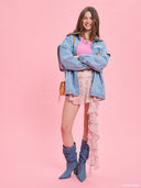 Pink ribbed sleeveless top from Project Soma x Barbie collection with embroidered logo and fitted silhouette for playful feminine styling — ροζ ribbed γυναικείο αμάνικο top Project Soma x Barbie με κεντημένο logo και εφαρμοστή γραμμή για μοντέρνα summer looks. Διαθέσιμο στο Iconic Angels Glyfada.