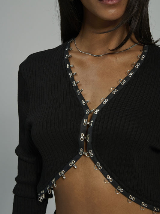 PROJECT SOMA - Vanessa Black Top