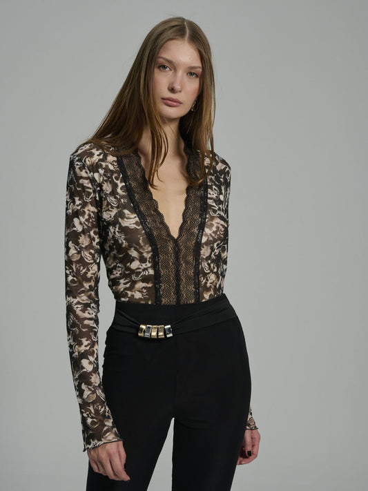 PROJECT SOMA - Orietta Floral Bodysuit