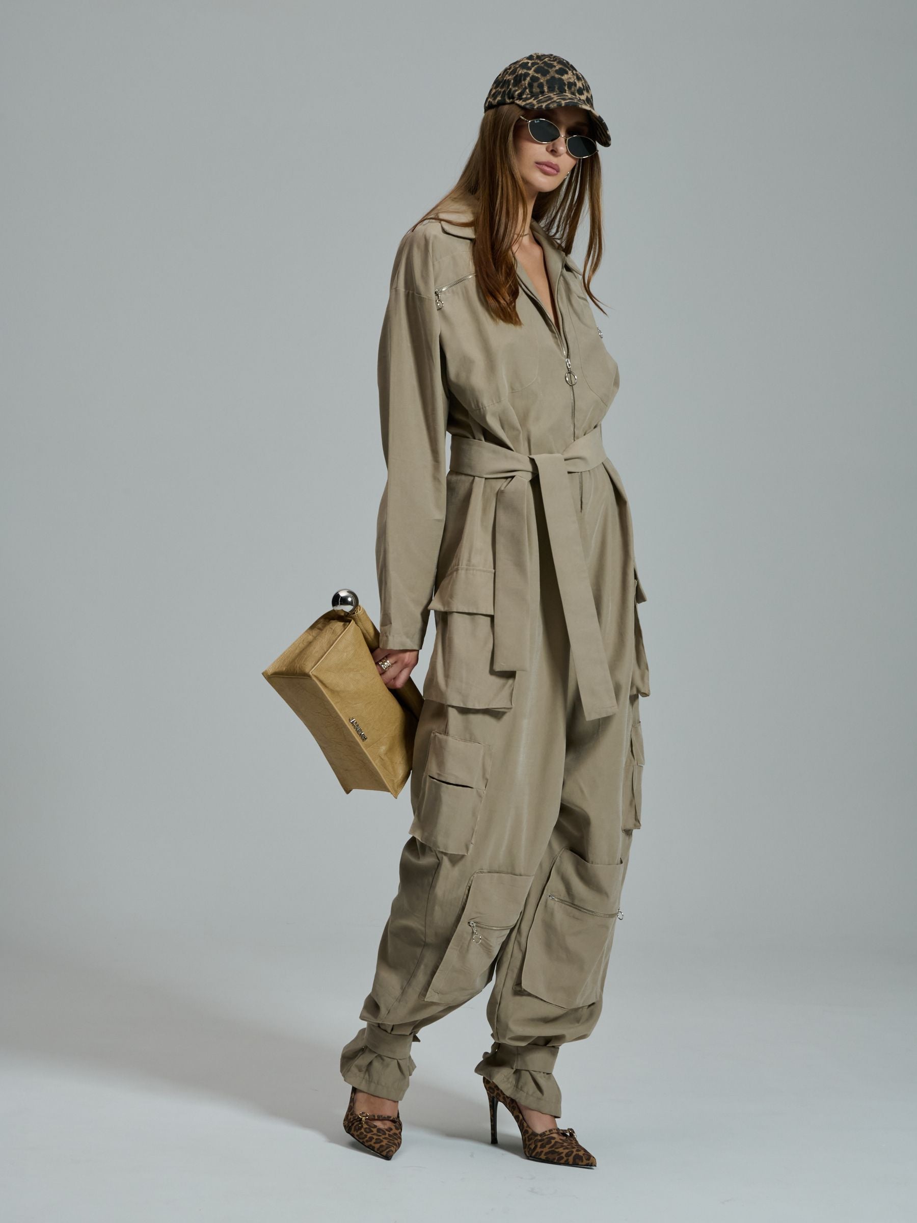 PROJECT SOMA - Flavia Beige Overall