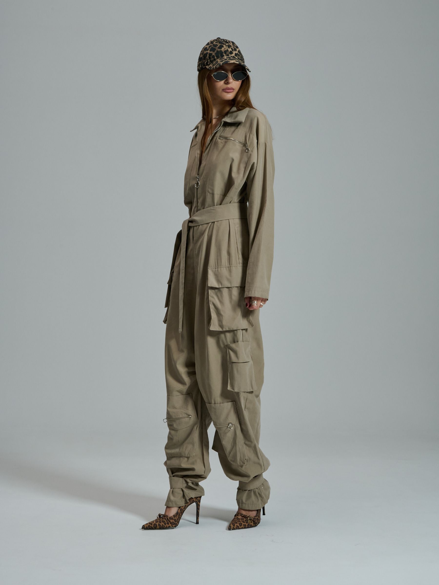 PROJECT SOMA - Flavia Beige Overall
