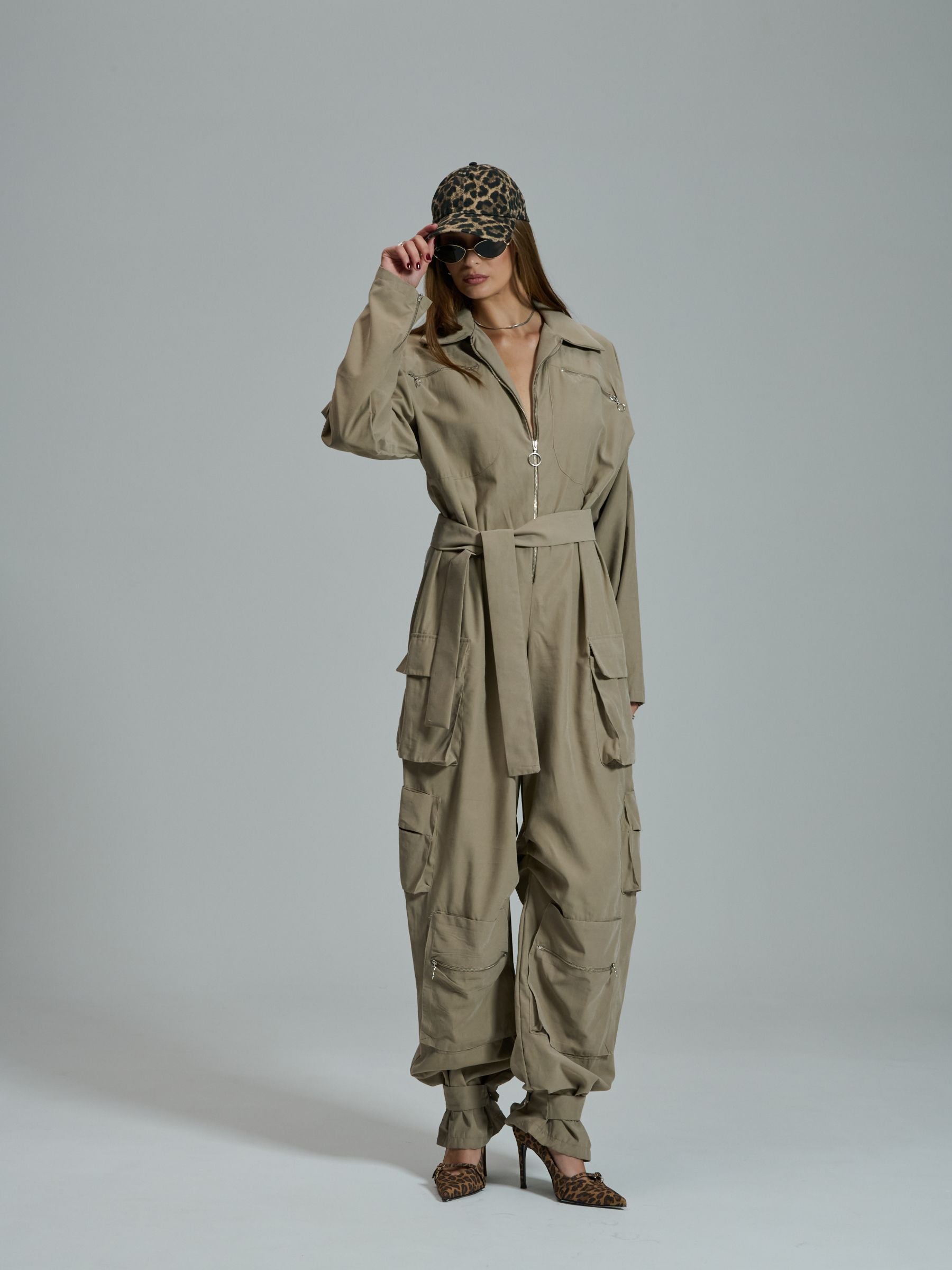 PROJECT SOMA - Flavia Beige Overall