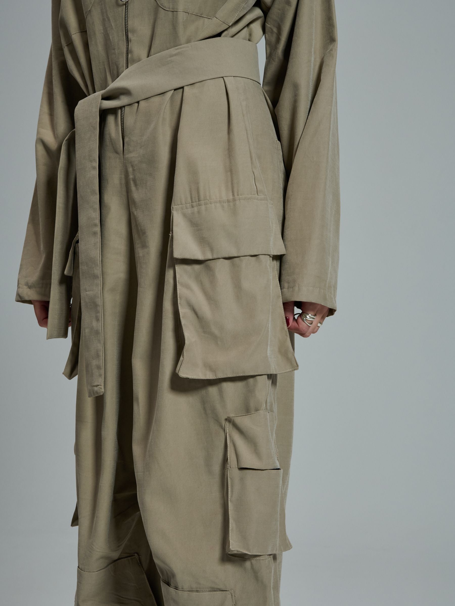 PROJECT SOMA - Flavia Beige Overall