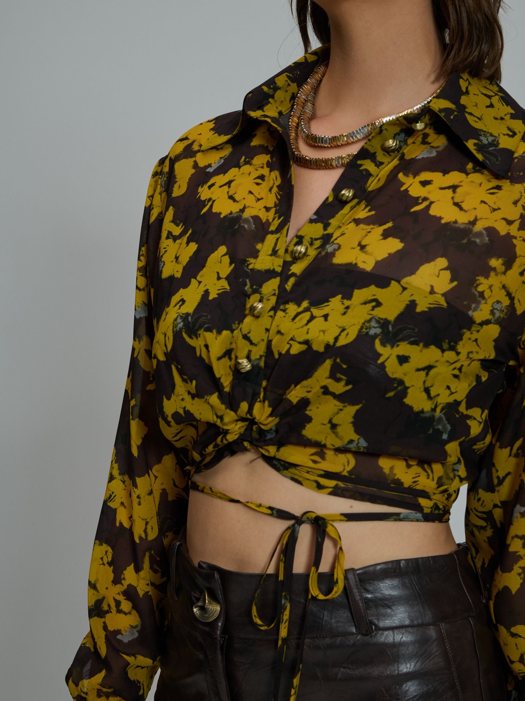 PROJECT SOMA - Serena Dark Yellow Top
