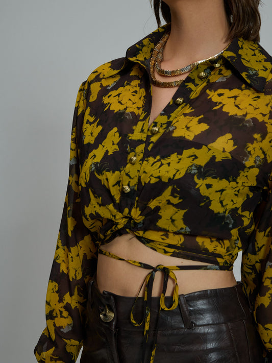 PROJECT SOMA - Serena Dark Yellow Top
