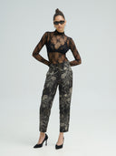 PROJECT SOMA - Bresse Black Bodysuit