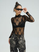 PROJECT SOMA - Bresse Black Bodysuit