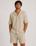 PUMA - Wardrobe Essentials Waffle Boxy Shirt Beige