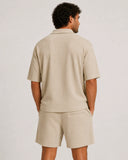 PUMA - Wardrobe Essentials Waffle Boxy Shirt Beige