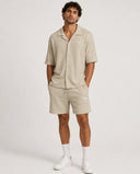 PUMA - Wardrobe Essentials Waffle Relaxed Shorts Beige