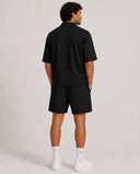 PUMA - Wardrobe Essentials Waffle Relaxed Shorts Black