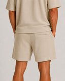 PUMA - Wardrobe Essentials Waffle Relaxed Shorts Beige