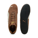 Puma Speedcat Haute Coffee Brown Sneaker with white stripes 398846-31 - Iconic Angels Glyfada
