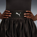 PUMA T7 balloon boxer shorts σε μαύρο με λευκές πλαϊνές λεπτομέρειες, με ψηλή ελαστική μέση και volume γραμμή για statement sporty looks — γυναικείο PUMA σορτς με μοντέρνο oversized fit.