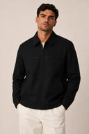 RAINS - Tech Woven Overshirt Men Black