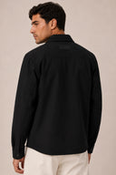 RAINS - Tech Woven Overshirt Men Black