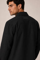 RAINS - Tech Woven Overshirt Men Black