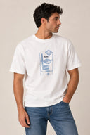 RAINS - Classic T-Shirt Cubes White