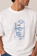 RAINS - Classic T-Shirt Cubes White