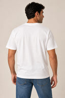RAINS - Classic T-Shirt Cubes White