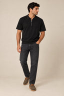 RAINS - Short Sleeve Polo Black