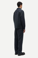 SAMSOE SAMSOE - Sadamon GT Zip Overshirt Dark Grey
