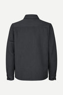 SAMSOE SAMSOE - Sadamon GT Zip Overshirt Dark Grey