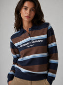 SAMSOE SAMSOE - Sadory LS Polo Brown Blue