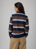 SAMSOE SAMSOE - Sadory LS Polo Brown Blue