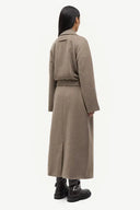 SAMSOE SAMSOE - Sahannen Coat Lead Grey Melange