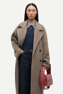 SAMSOE SAMSOE - Sahannen Coat Lead Grey Melange