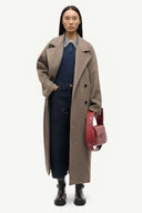 SAMSOE SAMSOE - Sahannen Coat Lead Grey Melange