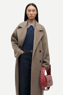 SAMSOE SAMSOE - Sahannen Coat Lead Grey Melange