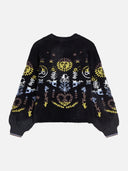 SCOTCH & SODA - Boxy Textured Jacquard Knit Pullover Meteorite