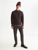 SCOTCH & SODA - Essentials Mock Neck Pullover Raisin