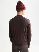 SCOTCH & SODA - Essentials Mock Neck Pullover Raisin